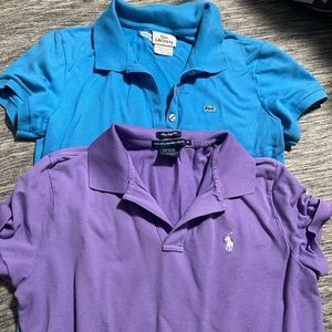 Womens polo lot Lacoste and Ralph Lauren